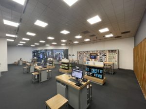 Interior of Victra Verizon Authorized Retail Store in Riverside Tyler, CA.