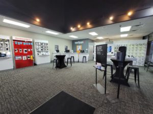 Interior of Victra Verizon Authorized Retail Store in Omaha 71st, NE.