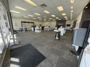 Interior of Victra Verizon Authorized Retail Store in Pahrump, NV.